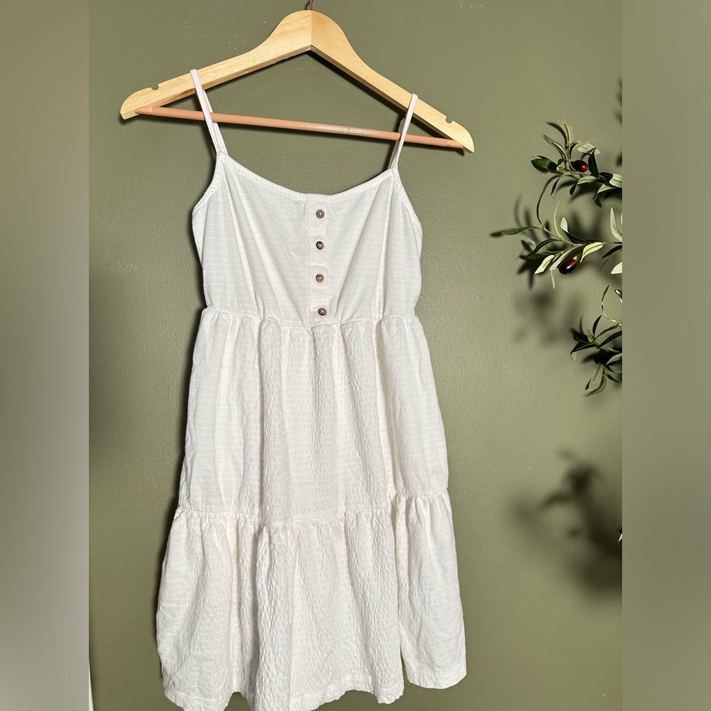 Lightweight White Roxy Beach Dress (Large)
